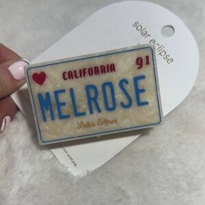 Anthropologie solar eclipse California Melrose hair claw clip